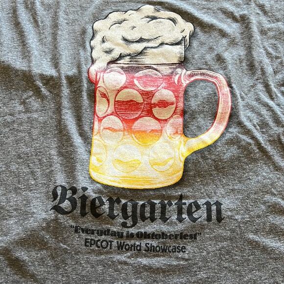 Disney Parks Epcot Germany Biergarten Tee Shirt Knit Top Size Medium Pullover - Picture 6 of 9